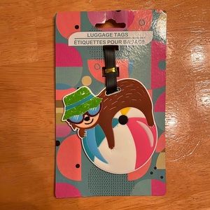 NEW Sloth Luggage Tag